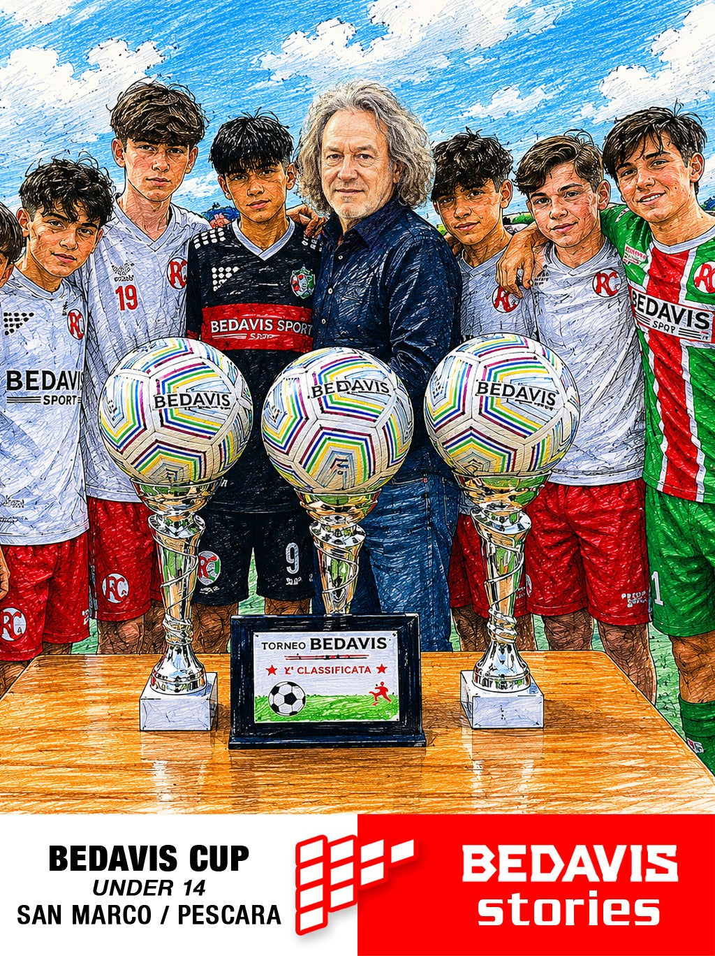 BEDAVIS Cup Under 14, la prima edizione è un successo: vince la Folgore Curi, ma il risultato più bello è l'unione tra società e famiglie